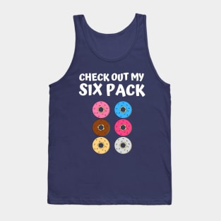 Check Out My Six Pack Donut - Funny Gym Tank Top